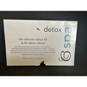 168A. BeautiControl Detox Spa Ultimate Detox Kit; NIB